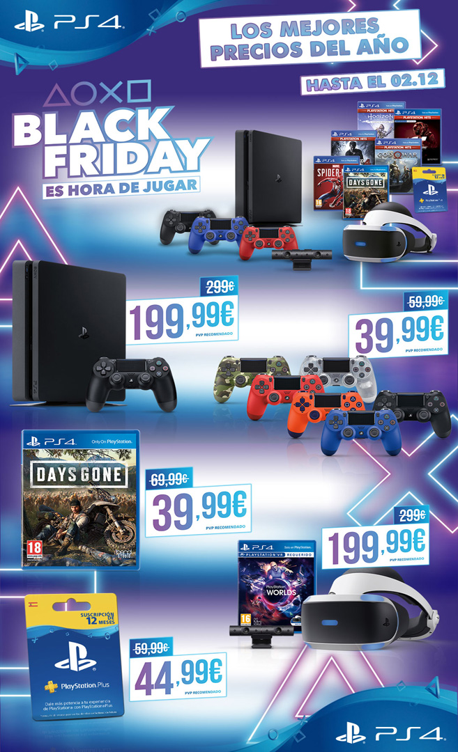Masacre Mucama Situación PlayStation 4 rebaja su precio a 199,99€ en Black Friday | PlayStation |  GameProTV