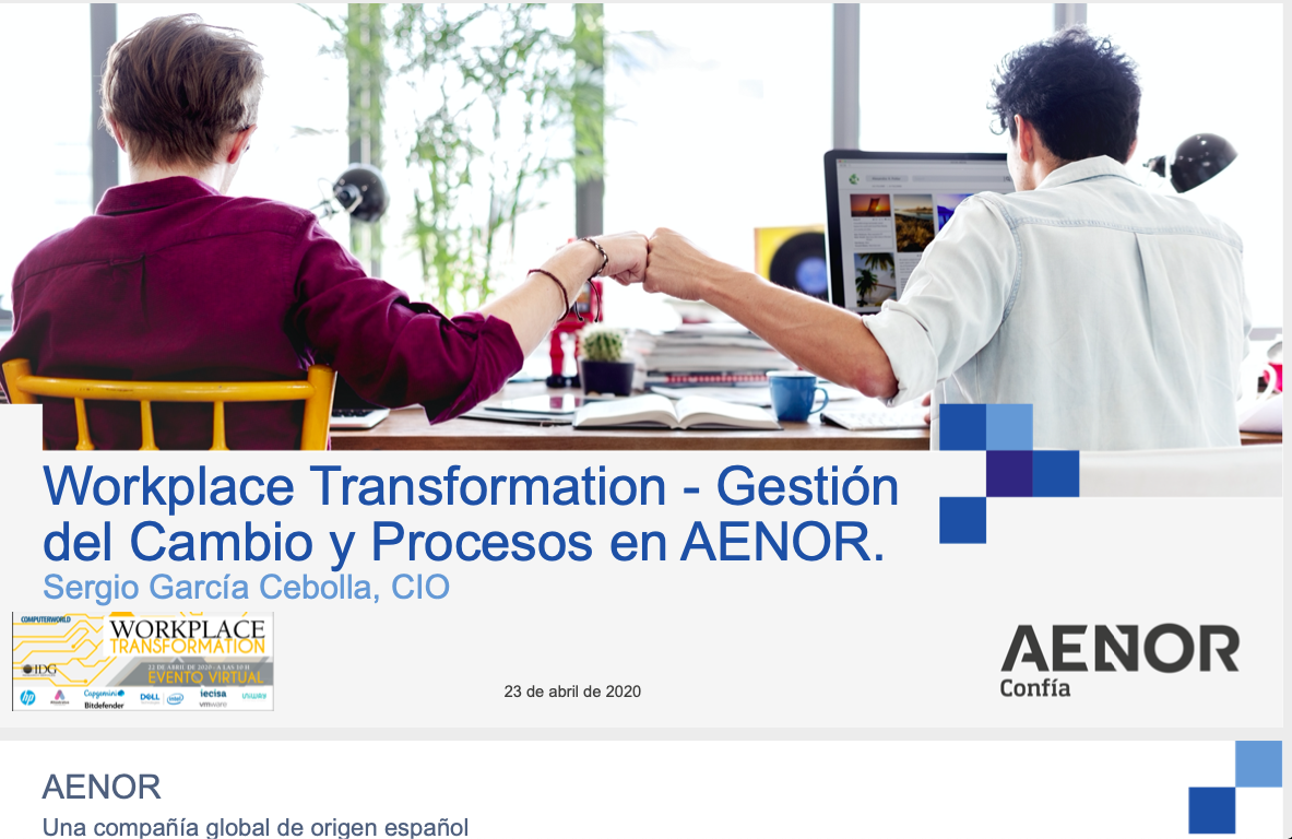 Evento Workplace - Presentacion AENOR